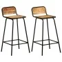 Küchenhocker 2 Stück massives Mangoholz von vidaXL, Küchenhocker - Ref: Foro24-321953, Preis: 154,72 €, Rabatt: %