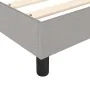 Estructura de cama de tela gris claro 90x200 cm de vidaXL, Camas y somieres - Ref: Foro24-3120830, Precio: 90,74 €, Descuento: %