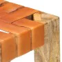 Barhocker 2 Stück echtes braunes Leder 75 cm von vidaXL, Küchenhocker - Ref: Foro24-321830, Preis: 129,09 €, Rabatt: %