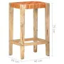 Barhocker 2 Stück echtes braunes Leder 75 cm von vidaXL, Küchenhocker - Ref: Foro24-321830, Preis: 129,09 €, Rabatt: %