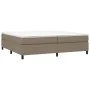 Estructura de cama box spring tela gris taupe 200x200 cm de vidaXL, Camas y somieres - Ref: Foro24-3120890, Precio: 136,79 €,...