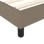 Box spring bed frame taupe gray fabric 200x200 cm by vidaXL, Beds and slatted bases - Ref: Foro24-3120890, Price: 136,69 €, D...