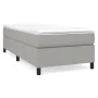 Estructura de cama de tela gris claro 100x200 cm de vidaXL, Camas y somieres - Ref: Foro24-3120838, Precio: 74,64 €, Descuent...
