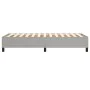 Estructura de cama de tela gris claro 100x200 cm de vidaXL, Camas y somieres - Ref: Foro24-3120838, Precio: 74,64 €, Descuent...
