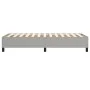 Hellgrauer Stoffbettrahmen 100x200 cm von vidaXL, Betten und Lattenroste - Ref: Foro24-3120838, Preis: 74,64 €, Rabatt: %