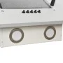 Stainless steel extractor hood with white tempered glass, 90cm. by vidaXL, Extractors - Ref: Foro24-51666, Price: 197,27 €, D...