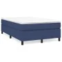 Estructura de cama de tela azul 120x200 cm de vidaXL, Camas y somieres - Ref: Foro24-3120852, Precio: 118,54 €, Descuento: %