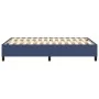 Estructura de cama de tela azul 120x200 cm de vidaXL, Camas y somieres - Ref: Foro24-3120852, Precio: 118,54 €, Descuento: %