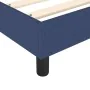 Blue fabric bed frame 120x200 cm by vidaXL, Beds and slatted bases - Ref: Foro24-3120852, Price: 129,34 €, Discount: %