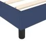 Estructura de cama de tela azul 120x200 cm de vidaXL, Camas y somieres - Ref: Foro24-3120852, Precio: 118,54 €, Descuento: %