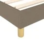 Taupe gray fabric bed frame 80x200 cm by vidaXL, Beds and slatted bases - Ref: Foro24-3120917, Price: 97,53 €, Discount: %