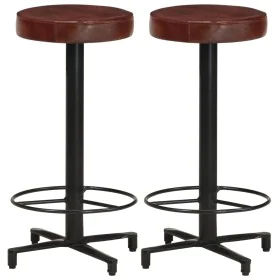 Küchenbarhocker 2 Einheiten Echtleder 66 cm von vidaXL, Küchenhocker - Ref: Foro24-321968, Preis: 138,32 €, Rabatt: %