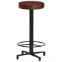 Taburetes de barra de cocina 2 unidades cuero auténtico 66 cm de vidaXL, Taburetes de cocina - Ref: Foro24-321968, Precio: 13...