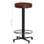 Taburetes de barra de cocina 2 unidades cuero auténtico 66 cm de vidaXL, Taburetes de cocina - Ref: Foro24-321968, Precio: 13...