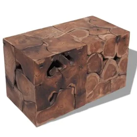 Hocker/Couchtisch aus massivem Teakholz von vidaXL, Klapphocker und Stühle - Ref: Foro24-274355, Preis: 222,72 €, Rabatt: %