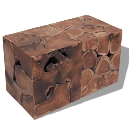 Hocker/Couchtisch aus massivem Teakholz von vidaXL, Klapphocker und Stühle - Ref: Foro24-274355, Preis: 222,72 €, Rabatt: %