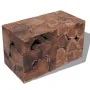 Solid teak wood stools/coffee table by vidaXL, Folding stools and chairs - Ref: Foro24-274355, Price: 222,72 €, Discount: %