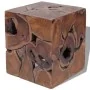 Solid teak wood stools/coffee table by vidaXL, Folding stools and chairs - Ref: Foro24-274355, Price: 222,72 €, Discount: %