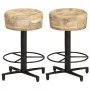 Kitchen stools 2 units solid mango wood 52 cm by vidaXL, Kitchen stools - Ref: Foro24-321963, Price: 125,67 €, Discount: %