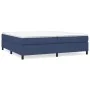 Blue taupe gray fabric bed frame 200x200 cm by vidaXL, Beds and slatted bases - Ref: Foro24-3120892, Price: 135,42 €, Discoun...