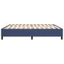 Blue taupe gray fabric bed frame 200x200 cm by vidaXL, Beds and slatted bases - Ref: Foro24-3120892, Price: 135,42 €, Discoun...