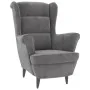 Sillón de terciopelo gris claro by vidaXL, Armchairs - Ref: Foro24-324059, Price: 202,49 €, Discount: %
