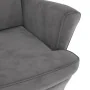 Sillón de terciopelo gris claro by vidaXL, Armchairs - Ref: Foro24-324059, Price: 202,49 €, Discount: %