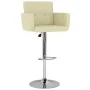 Kitchen stools 2 units cream-colored synthetic leather by vidaXL, Kitchen stools - Ref: Foro24-323657, Price: 189,74 €, Disco...