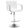 Kitchen stools 2 units white synthetic leather by vidaXL, Kitchen stools - Ref: Foro24-323623, Price: 128,44 €, Discount: %