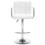 Küchenhocker 2 Einheiten weißes Kunstleder von vidaXL, Küchenhocker - Ref: Foro24-323623, Preis: 128,44 €, Rabatt: %