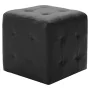 Pouf 2 units black synthetic leather 30x30x30 cm by vidaXL, Ottomans - Ref: Foro24-278390, Price: 77,17 €, Discount: %