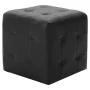 Puf 2 unidades cuero sintético negro 30x30x30 cm de vidaXL, Otomanas - Ref: Foro24-278390, Precio: 77,17 €, Descuento: %