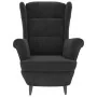 Dark gray velvet armchair by vidaXL, Armchairs - Ref: Foro24-324060, Price: 200,98 €, Discount: %