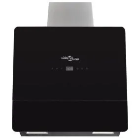 Black tempered glass extractor hood with 600 mm screen by vidaXL, Extractors - Ref: Foro24-241215, Price: 152,81 €, Discount: %