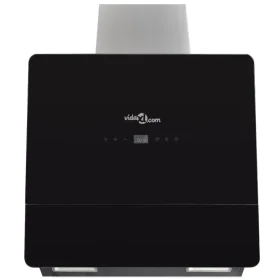 Campana extractora vidrio templado negro con pantalla 600 mm de vidaXL, Extractores - Ref: Foro24-241215, Precio: 152,81 €, D...