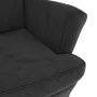 Sillón de terciopelo gris oscuro de vidaXL, Sillones - Ref: Foro24-324060, Precio: 200,35 €, Descuento: %