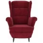 Weinfarbener Stoffsessel von vidaXL, Sessel - Ref: Foro24-324064, Preis: 221,54 €, Rabatt: %