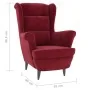 Weinfarbener Stoffsessel von vidaXL, Sessel - Ref: Foro24-324064, Preis: 221,54 €, Rabatt: %