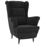 Sillón de terciopelo negro von vidaXL, Sessel - Ref: Foro24-324065, Preis: 200,75 €, Rabatt: %