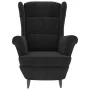 Sillón de terciopelo negro von vidaXL, Sessel - Ref: Foro24-324065, Preis: 200,75 €, Rabatt: %