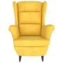 Mustard yellow velvet armchair by vidaXL, Armchairs - Ref: Foro24-324066, Price: 207,65 €, Discount: %