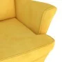 Mustard yellow velvet armchair by vidaXL, Armchairs - Ref: Foro24-324066, Price: 207,65 €, Discount: %