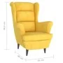 Mustard yellow velvet armchair by vidaXL, Armchairs - Ref: Foro24-324066, Price: 207,65 €, Discount: %