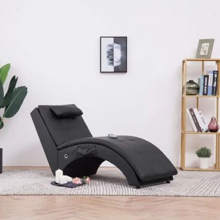 Massagecouch mit braunem Kunstlederkissen von vidaXL, Tagesbetten - Ref: Foro24-281344, Preis: 263,83 €, Rabatt: %