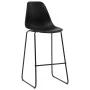 Kitchen stools 4 units black plastic by vidaXL, Kitchen stools - Ref: Foro24-281502, Price: 194,65 €, Discount: %