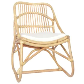 Rattan Leinen Stuhl von vidaXL, Sessel - Ref: Foro24-325481, Preis: 179,23 €, Rabatt: %