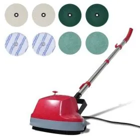 Floor polisher cleaning machine with double 5-in-1 head by vidaXL, Vacuum cleaners - Ref: Foro24-140318, Price: 136,86 €, Dis...