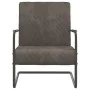 Hellgrauer Freischwinger-Stuhl aus Samt von vidaXL, Sessel - Ref: Foro24-325724, Preis: 95,48 €, Rabatt: %