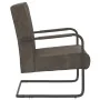 Hellgrauer Freischwinger-Stuhl aus Samt von vidaXL, Sessel - Ref: Foro24-325724, Preis: 95,48 €, Rabatt: %
