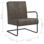 Hellgrauer Freischwinger-Stuhl aus Samt von vidaXL, Sessel - Ref: Foro24-325724, Preis: 95,48 €, Rabatt: %
